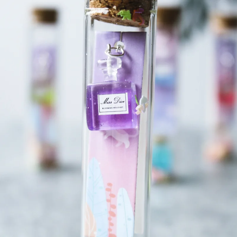 2021 New Wine Bottle Bookmark Wishing Bottle Kawaii Accessories