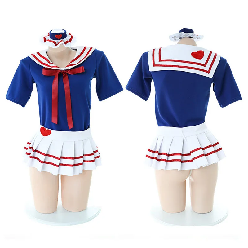 

Sailor Dress Lolita Girls Erotic Cosplay Costume School Girl Uniform Outfit sexy Kawaii lingerie set underwear Drop Ship
