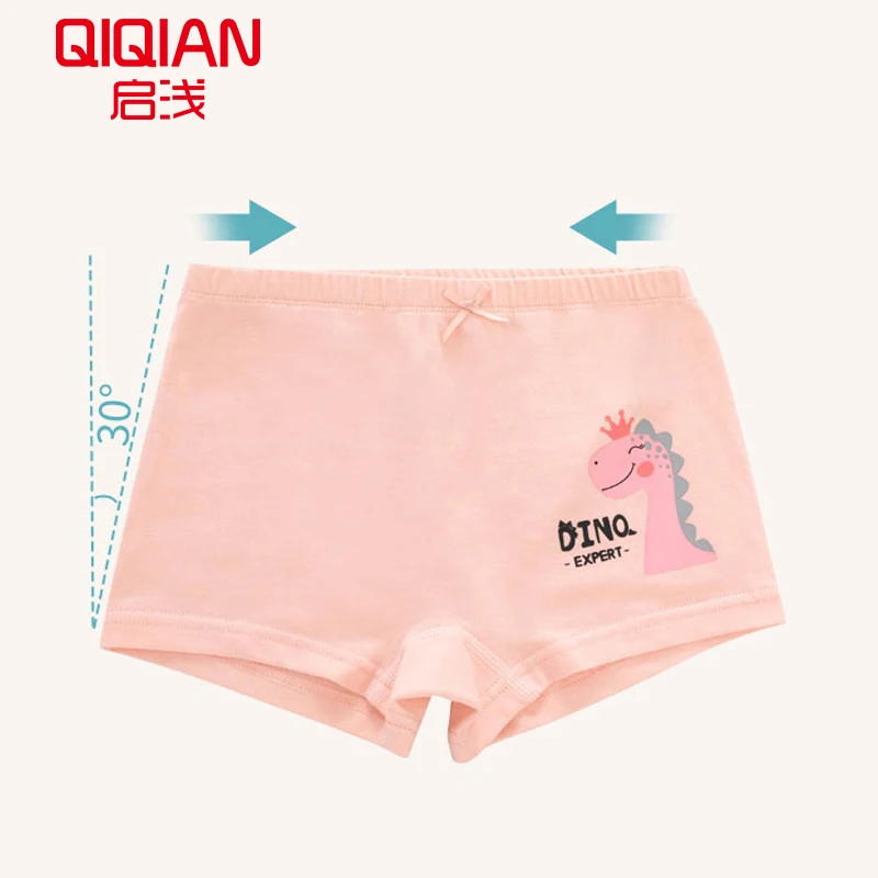 5 шт./лот хлопковое нижнее белье с принтом динозавра из мультфильма трусы-боксеры
