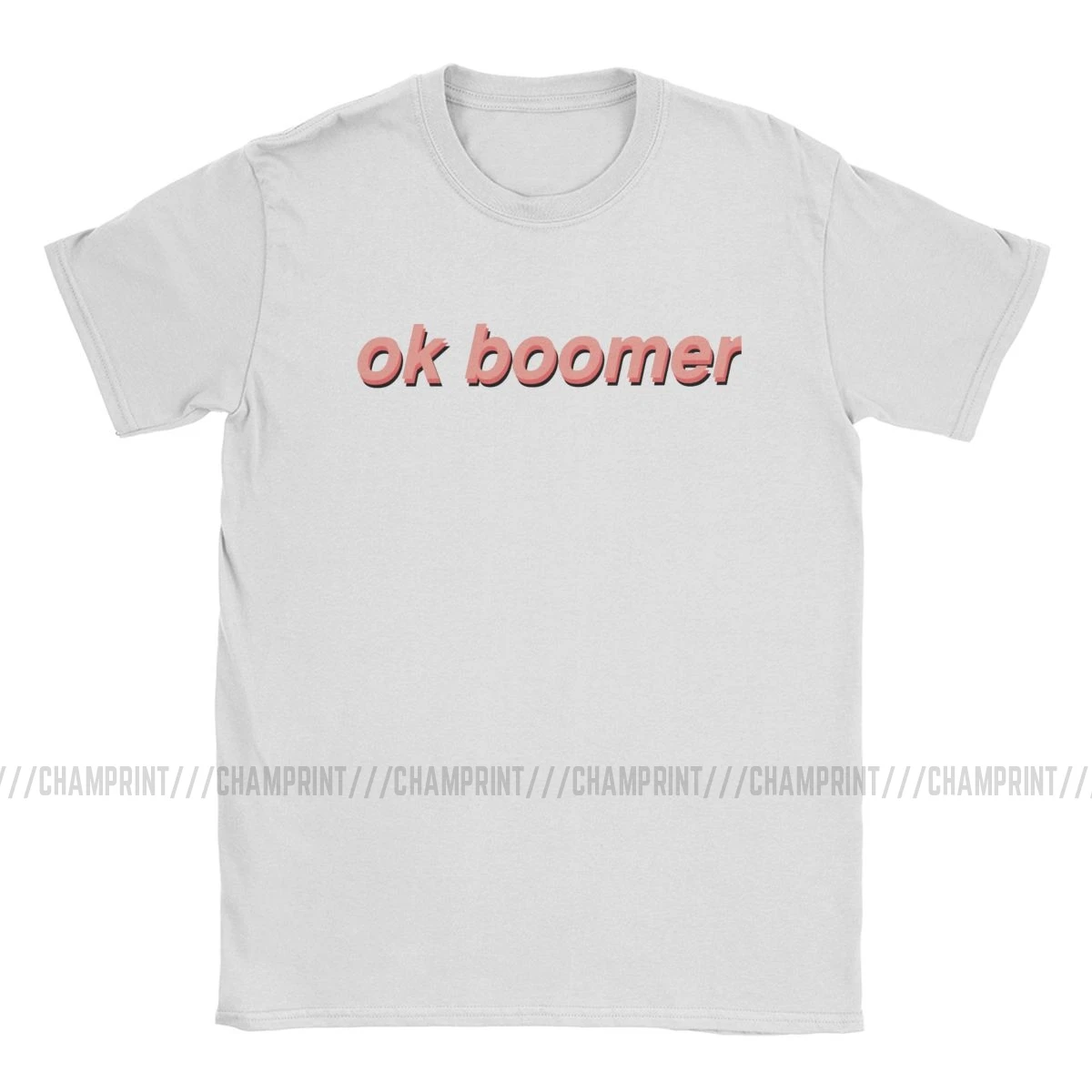Мужские футболки OK Boomer с цитатами поколения Z нормально Meme 100% хлопковая одежда
