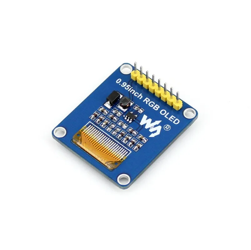 0 95 дюймов дисплейный модуль OLED RGB (B) SPI Интерфейс прямой/вертикальный выносной