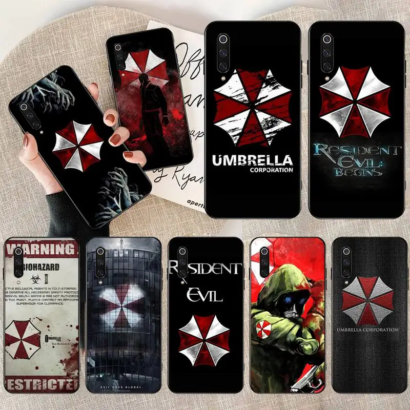 NBDRUICAI Umbrella Corporation электронная игра черный ТПУ мягкий чехол для телефона Xiaomi Mi9 9SE 8SE