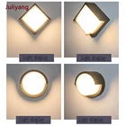 Светодиодный настенный светильник, 85  265 В переменного тока, 15 Вт, водонепроницаемый IP66, современный светодиодный настенный светильник, уличное освещение для двора, сада