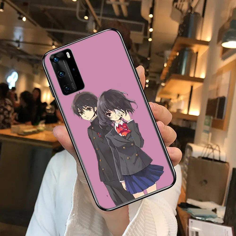 

Mei Misaki Another Anime Phone Case For Huawei P 40 30 20 10 9 8 Lite E Pro Plus Black Etui Coque Painting Hoesjes comic fas