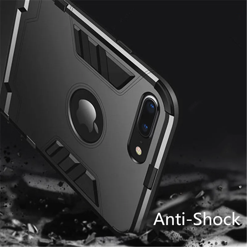 Гибридный противоударный защитный чехол-подставка для телефона для iPhone 11 Pro MAX X XS Max XR 7 8 6 6S Plus 5 5S 5C кронштейн держатель чехол