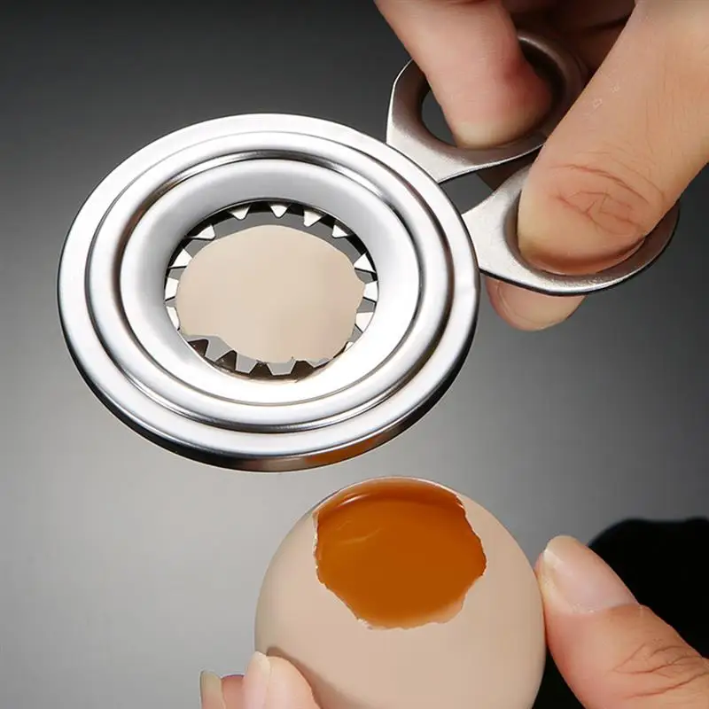 

Stainless Steel Boiled Egg Cutter Egg Shell Breaker Egg Scissors Cooked Egg Shell Clipper Peeling Tool Kitchen Accessories