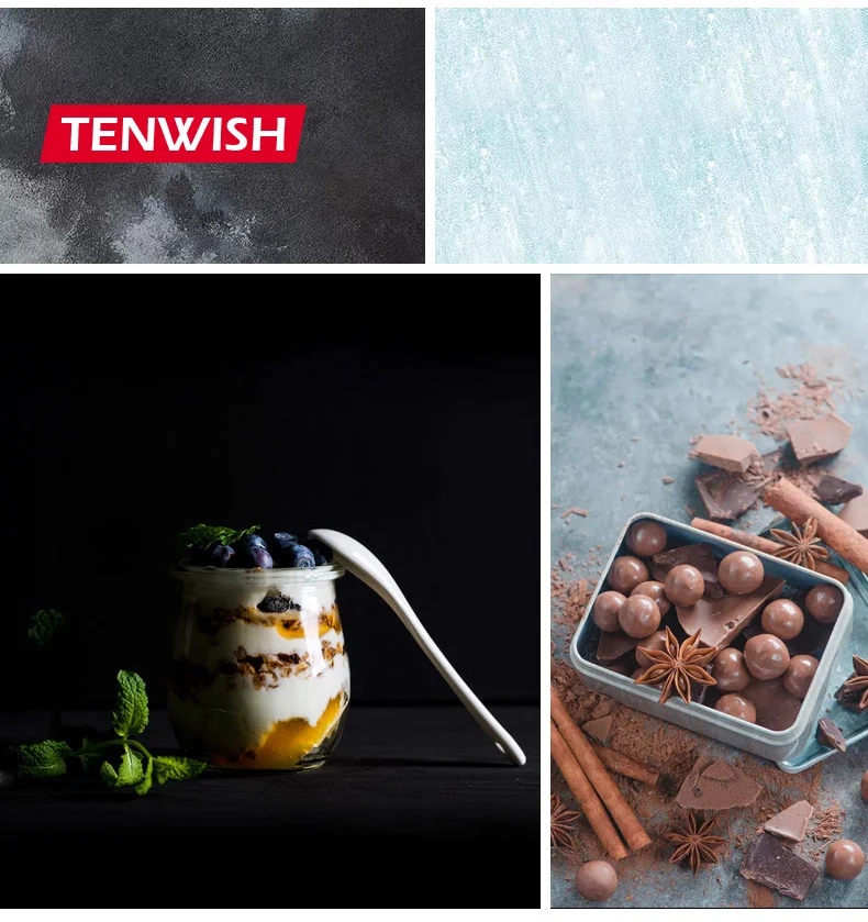 Фон для студийной фотосъемки TENWISH 57x87 см древесина деревенская кирпичная стена