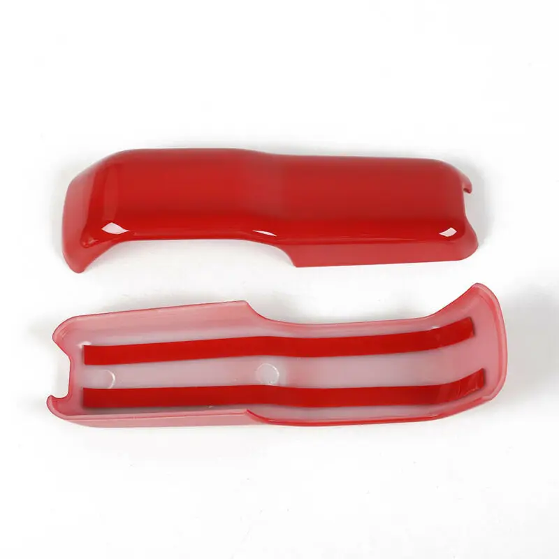 

Red Hinge Cover ABS 2pcs Stickers For Jeep Wrangler JL JT 2018-20 High quality