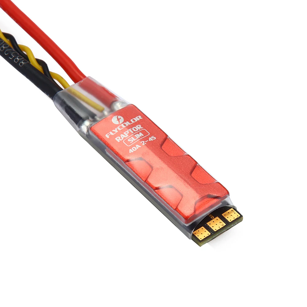 Flycolor RAPTOR SLIM 40A 2 4S бесщеточный ESC Dshot BLHeli S для RC FPV Racing Drone Multirotor|Детали и аксессуары| |
