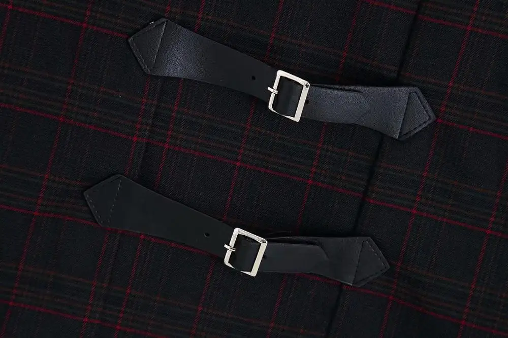 2019 женская элегантная Клетчатая Шерстяная жилетка без рукавов с v образным