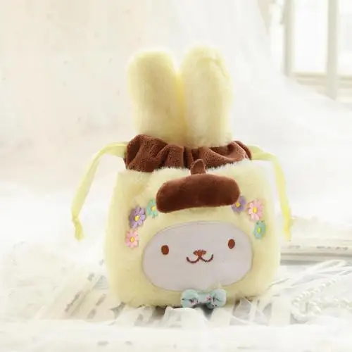 4 Медведь Даффи Stellalou Sanrio, Hello Kitty с рисунками из мультфильма «My Melody Cinnamoroll персонажи Little Twin Stars косметичка Сумка для хранения на шнурке сумки-косметички - Цвет: 4