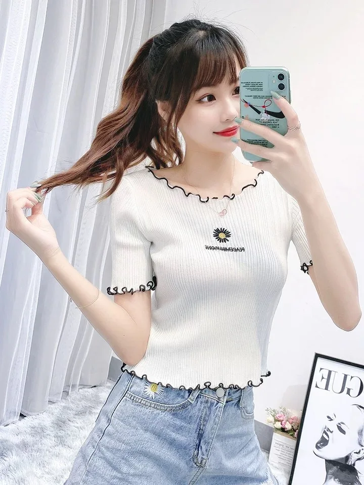 

Women Shirt black Fashion T-ShirtT Shirt Tees short sleeve