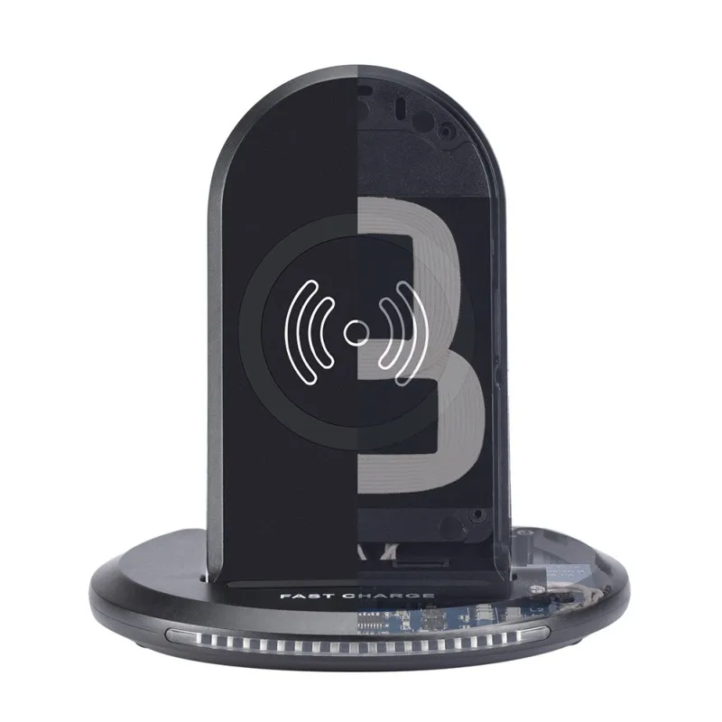10W Folding Wireless Fast Charging Charger For IPhone 8/8 Plus/X Samsung Smart Phone |