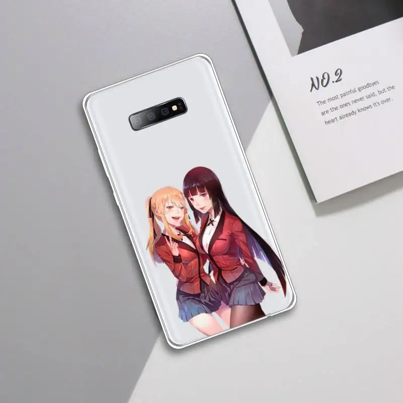 

Kakegurui Japan Anime Phone Case Transparent For Samsung Galaxy A 71 21s S note 8 9 10 plus 20 ultra