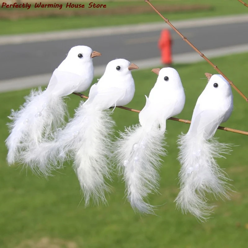 

1pcs Simulation Bird Artificial 3D Foam Feather Bird DIY Party Crafts Ornament Props Home Garden Decor Wedding Decoration