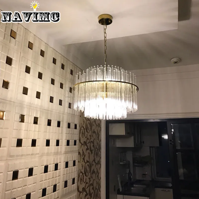 Современный Led k9 Хрустальная люстра для столовой ресторана Холла отеля креативный светильник