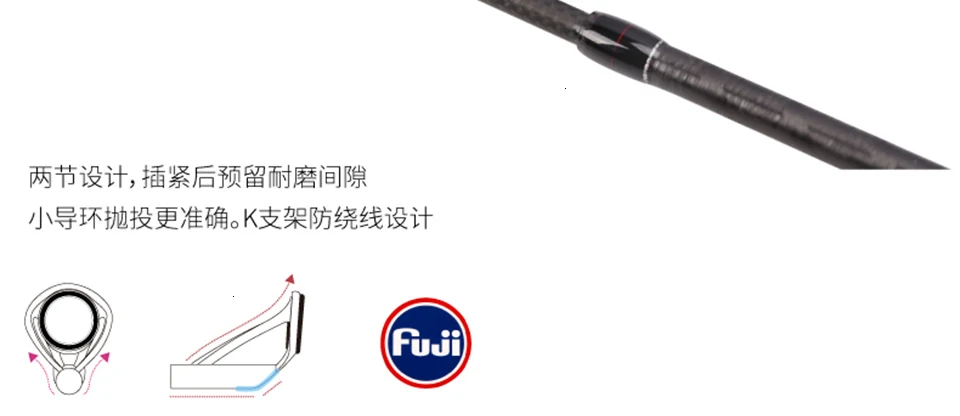 TSURINOYA AGILE FUJI кольцевая удочка для рыбалки 1,95 м/2,01 М L/ML наконечник Сверхлегкий углеродное волокно ручка Карп спиннинг Литье удочка