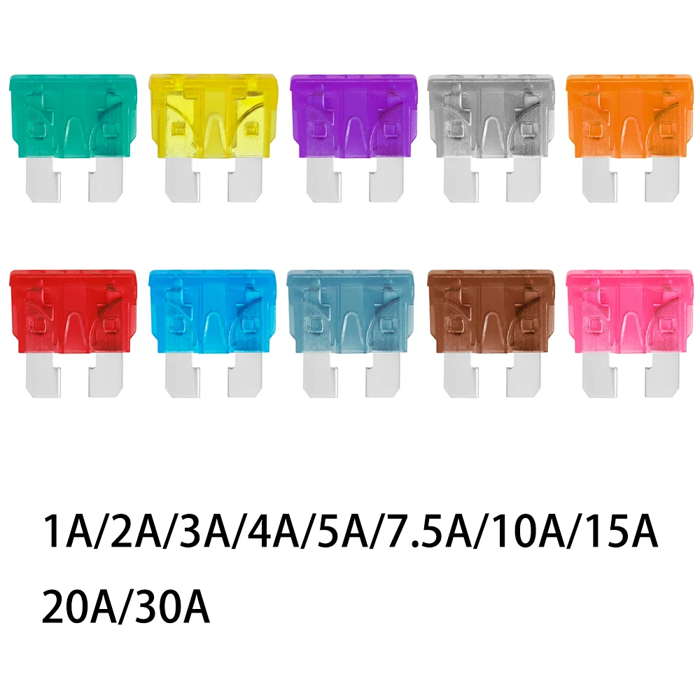 10 шт./упак. автомобильный предохранитель среднего размера с пластиковой коробкой