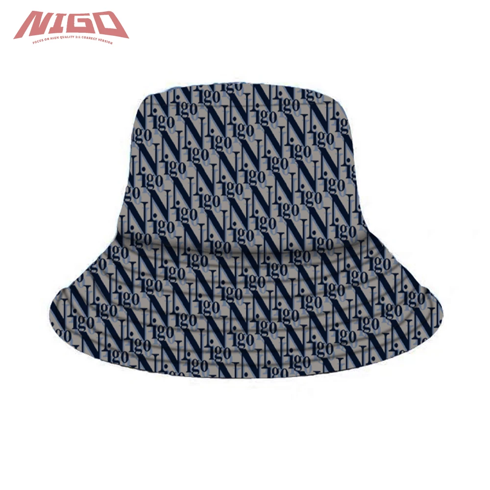 

Печатная вышитая Рыбацкая шляпа NIGO Ms 21ss # nigo59312