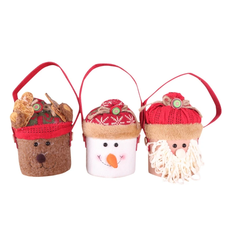 

Xmas decoration Candy Party Gift Bag Decorations Xmas Storage Packing Wrapper New 2020