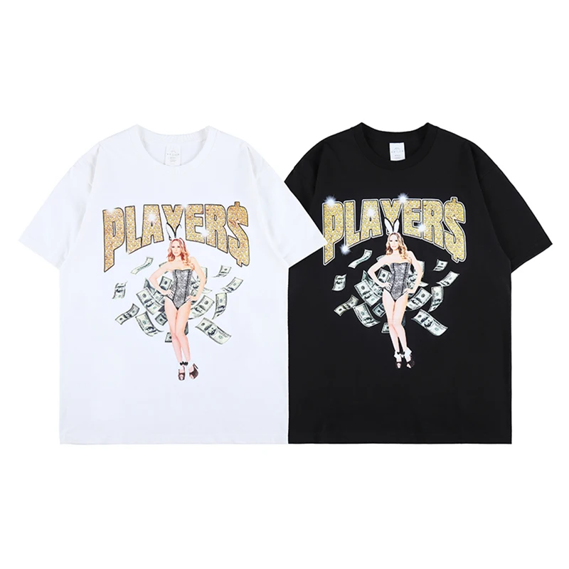 

Men's Hip Hop Oversize T-Shits Summer Fashiop Short Sleeve