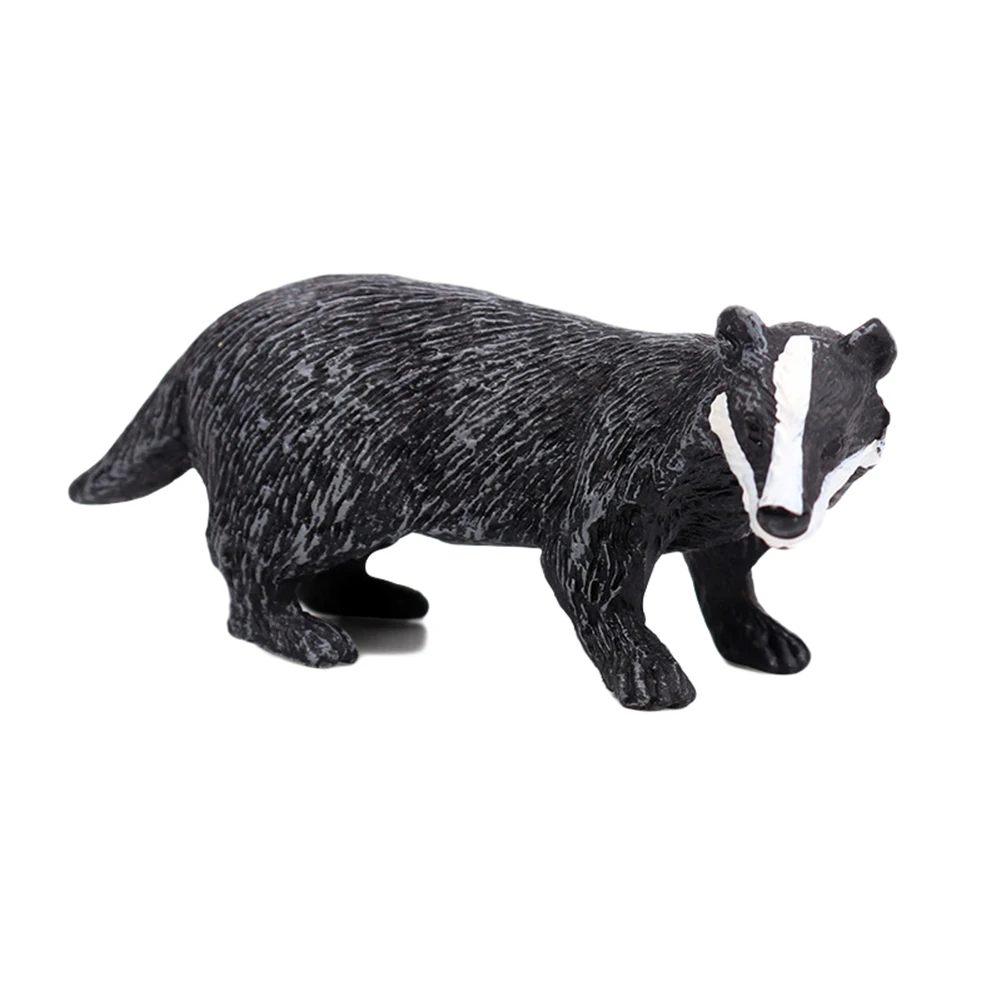 Моделирование леса диких животных модель барсука Росомаха Anteater Beaver Bear фигурка