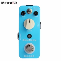 mooer skyverb digital reverb effect pedal 3 reverb modesstudiochurchplate for electric guitar true bypass based on dsp chip