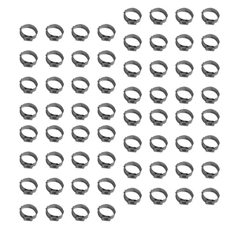 100 шт хомут для шланга из нержавеющей стали o-образный 3/4 дюйма зажим трубки