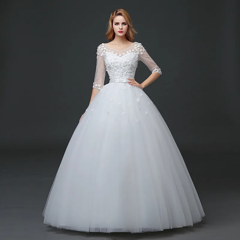 Оптовая продажа Новое поступление свадебное платье с лямкой на шее для невесты