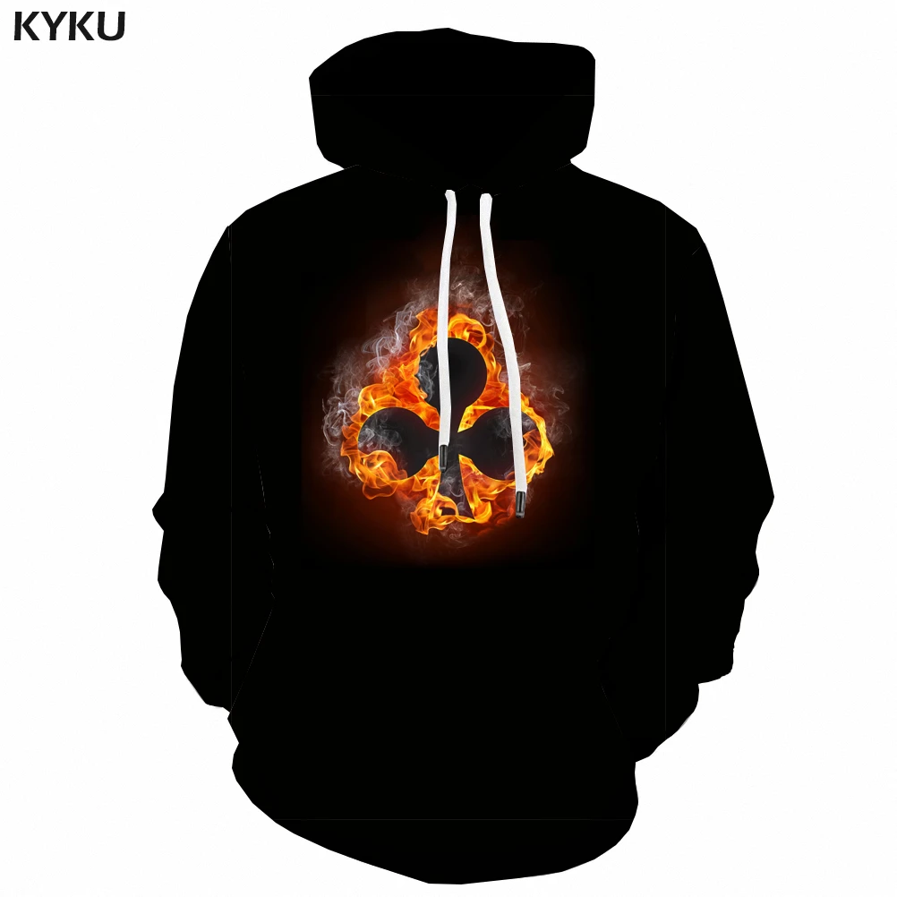 

3d Hoodies Flame Sweatshirts men Spades Hooded Casual Black Hoodie Print Harajuku Hoody Anime Mens Clothing Funny Winter Pocket