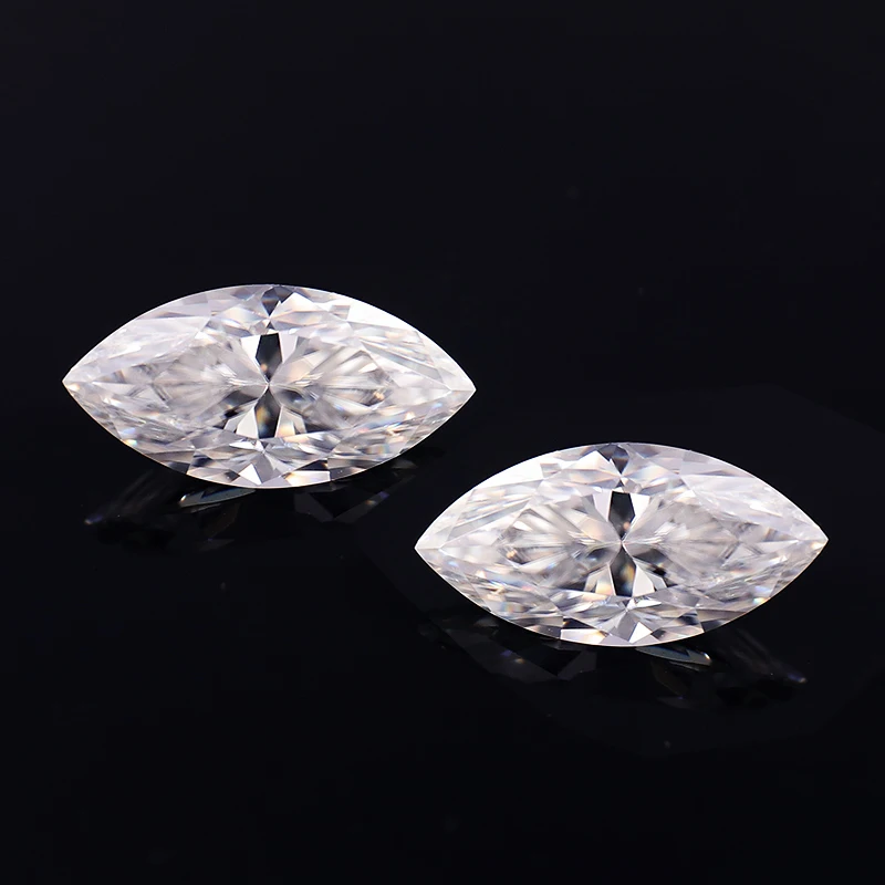 Включая сертификацию маркиза вырезанная лабораторная выращенная мусанит VVS 4 5x9