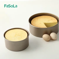 fasola 6 and 8 inches round cake pans mold for baking cake tools pastry bakeware kitchen utensils baking appliance