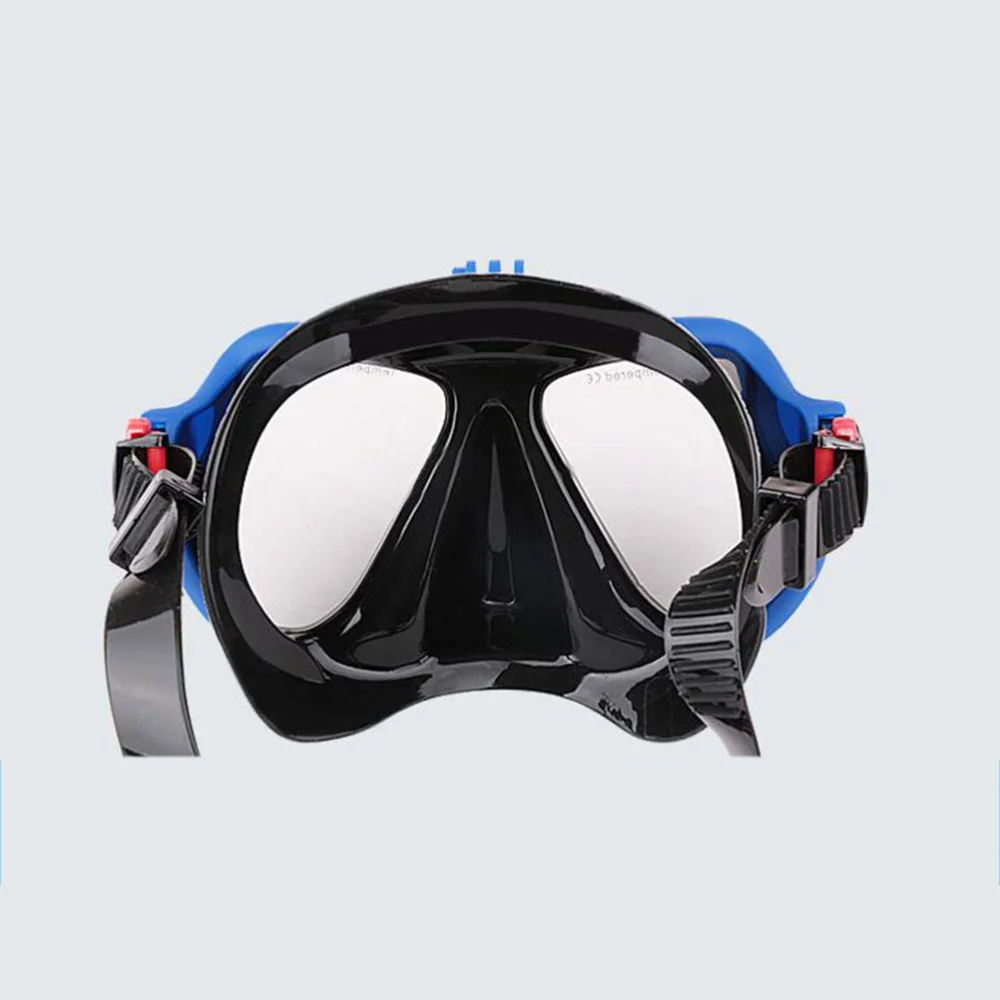 

Adult Anti-fog Snorkeling Scuba Diving Mask Tempered Glass Water Diving Eyeglass Swimming Pool Equipment with Breathing Tube and