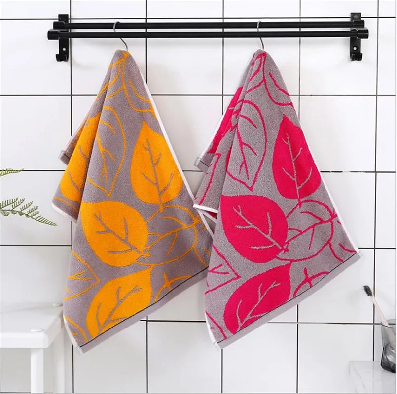 Уход за кожей лица Полотенца s из хлопка с принтом в виде листьев доступный