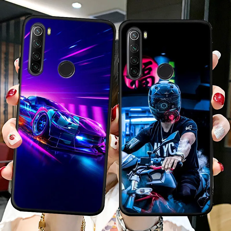 Чехол для Redmi Note 7 7A 8 8A 8T 9 9S 10X K30 Pro Max 4G задняя крышка чехол локомотивной гонки на