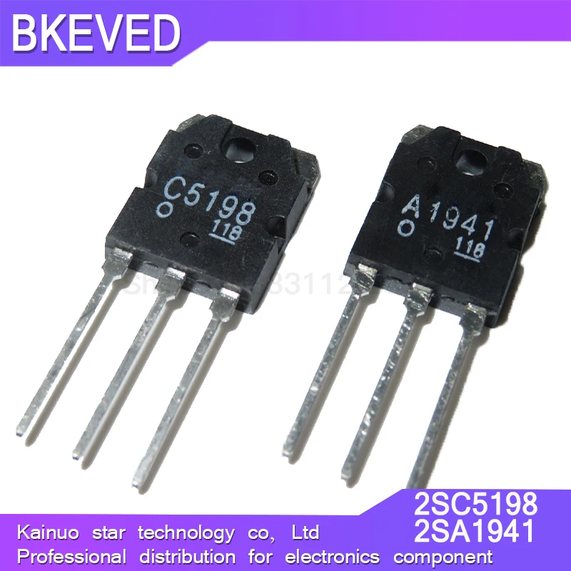 Оригинальный аутентичный транзистор TO-247 2SC5198 2saнях TO3P (5 шт. a1944 + 5 C5198) TO- 10 пар -