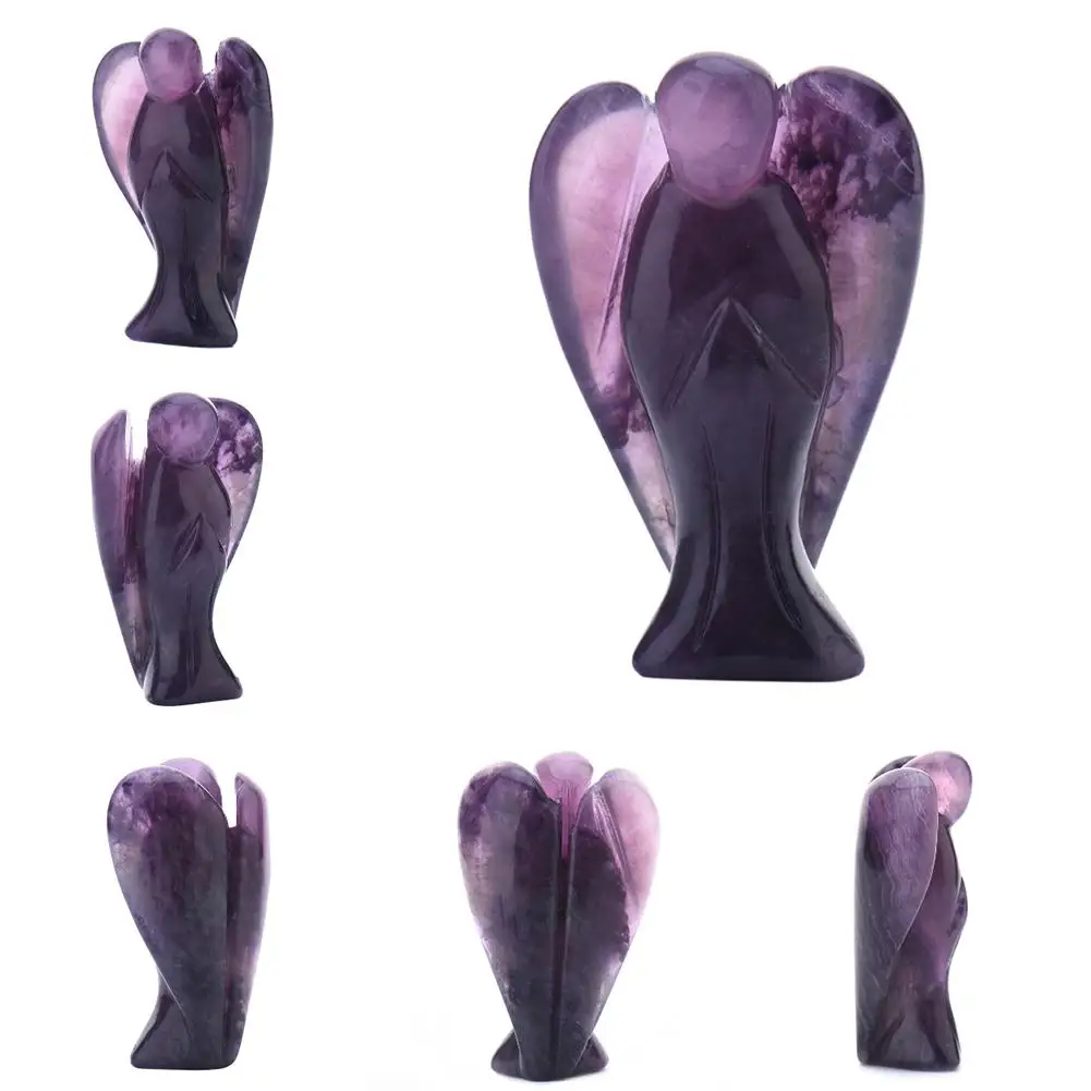 Ангел Хрустальный орнамент украшение для дома аметист искусственная сосна