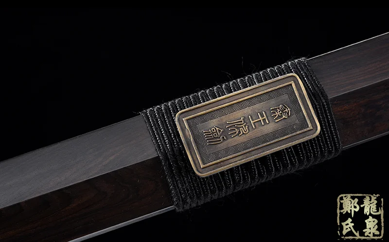 Традиционный китайский меч ручной работы складные стальные двухсторонние