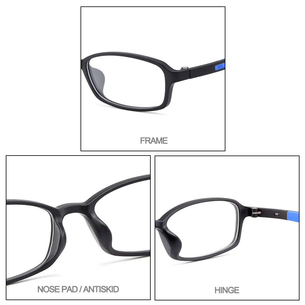 

CICCOLINI Ultralight Plastic TR90 Boy's Glasses Frames Girl's Flexible Legs Myopia Prescription Student Spectacles Frame MD8040