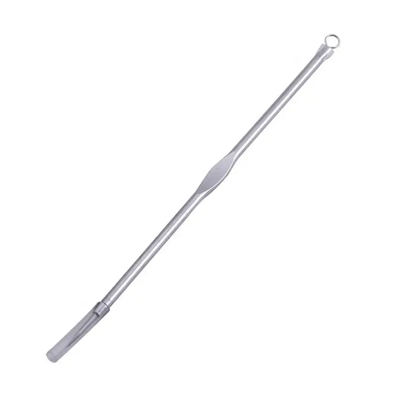 4pcs/set Acne Pimple Blemish Extractor Blackhead Comedone Spoon Face Skin Care Cleaner Tool Silver Blackhead Remover Tools New
