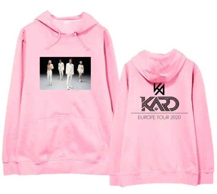 Новое поступление толстовки с капюшоном kpop kard k.a.r.d принтом на тему турнира в
