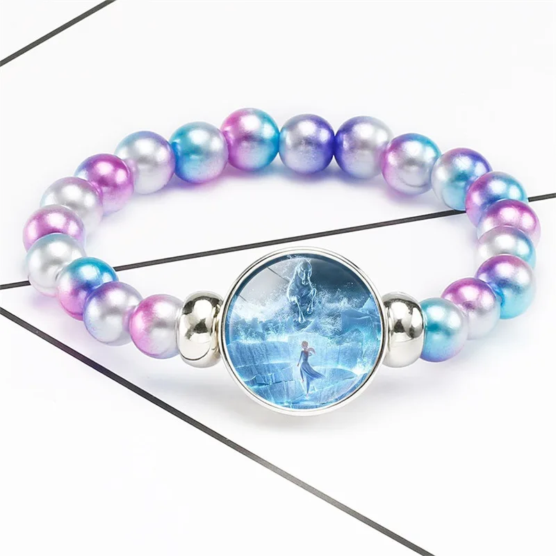 Браслеты Disney Эльза Анна игрушки для макияжа девочек браслет из бисера в виде