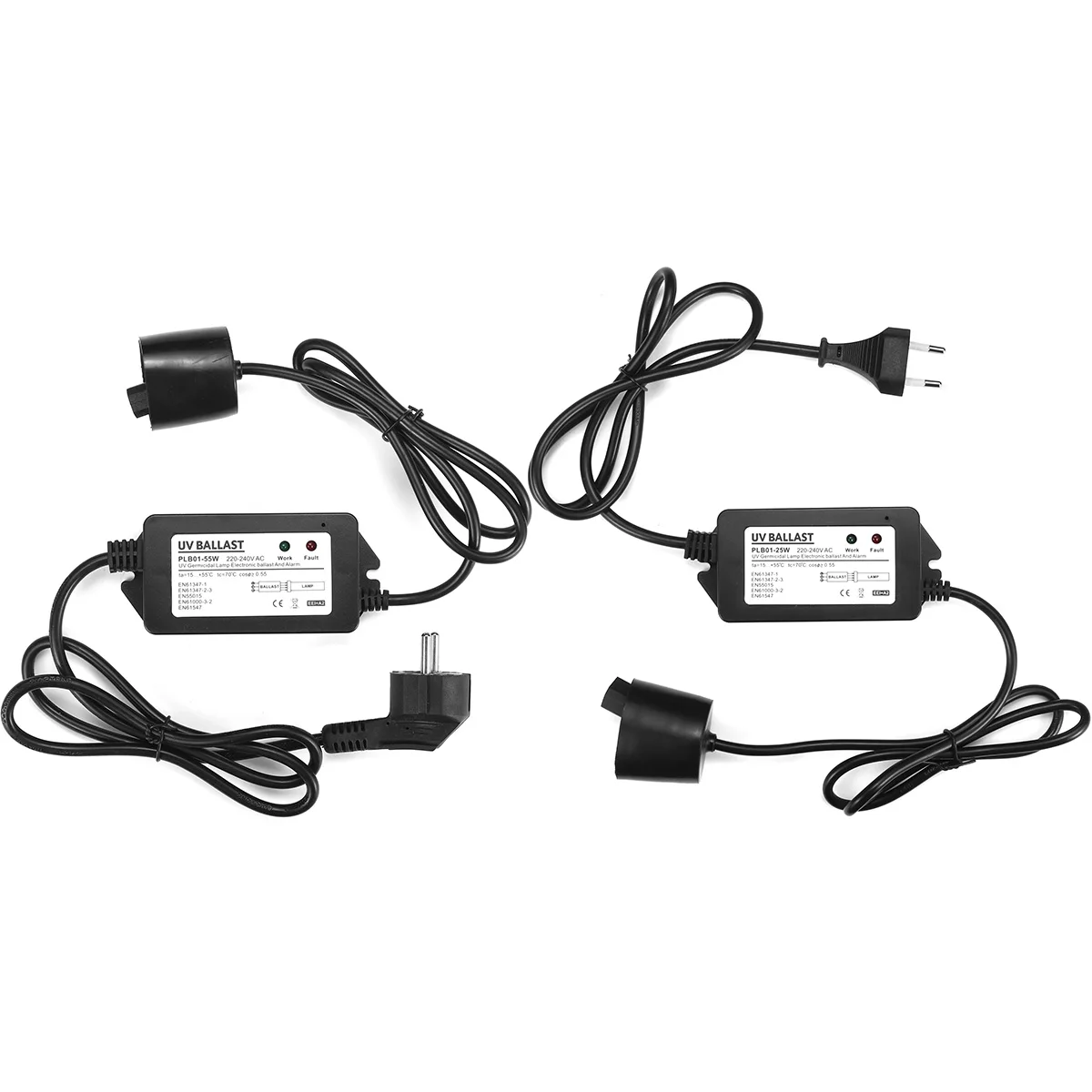 water filter uv lamp ballast replaced 162555w for water uv disinfection 220v ballasts power adapter with plug free global shipping