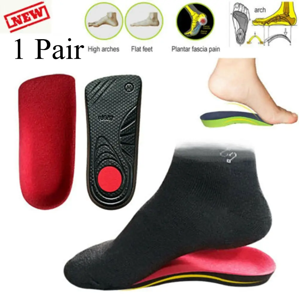 

Foot Care Increase Height Orthopedic Shoes Pad Varus Orthotic Insole Plantar Fasciitis Arch Support X/O Legs Correction