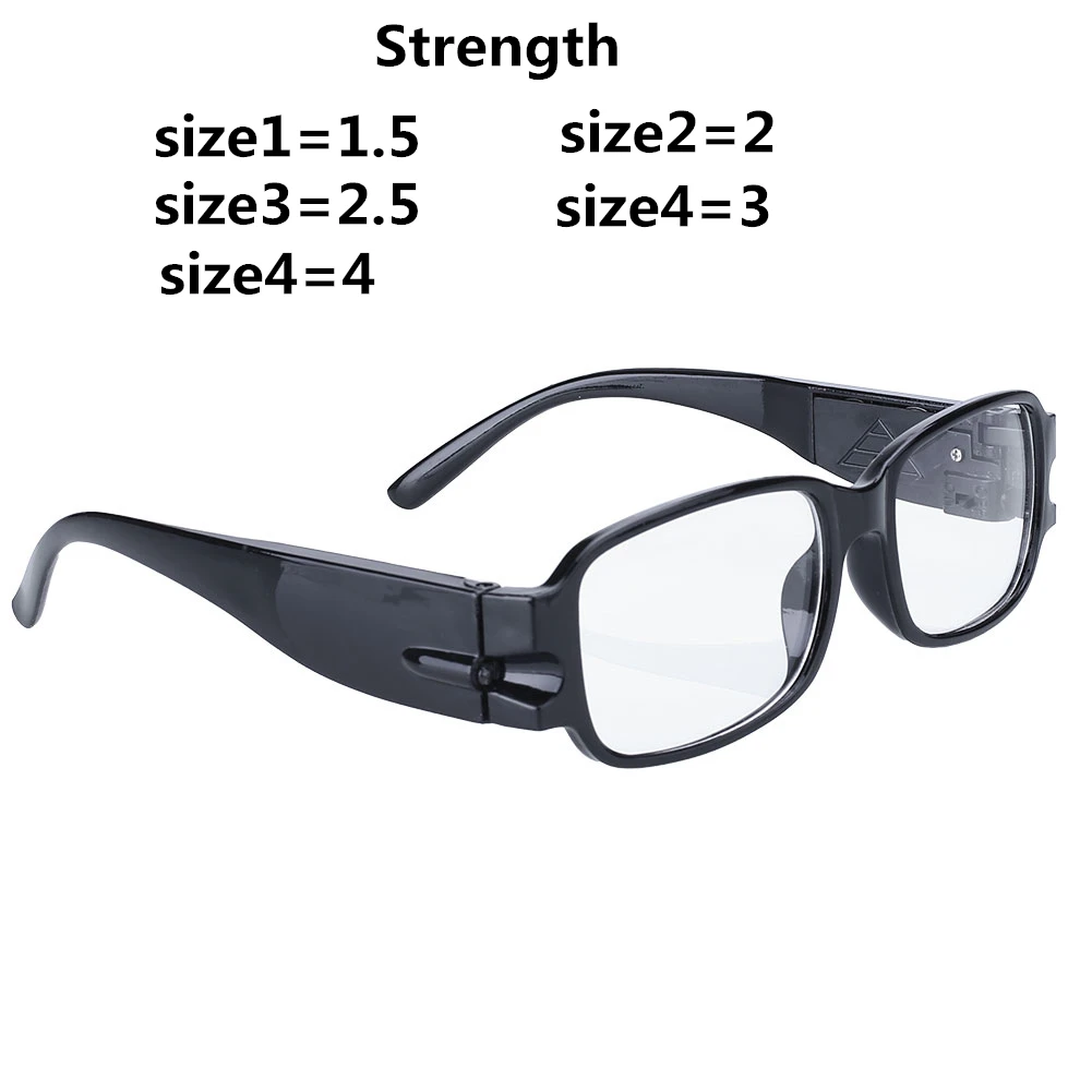 Солнцезащитные очки для чтения без оправы Спальня Spectacal с светодиодный свет