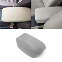 gray microfiber leather armrest cover for honda civic 8th gen sedan 2006 2011 car styling center armrest box skin cover trim