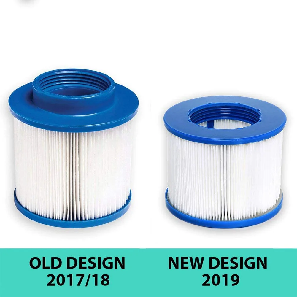 

Swimming Pool Filter Wave Spa Pool Filter Replacement Cartridge 120 Fold White Filter Paper for Many Massage Pool Models