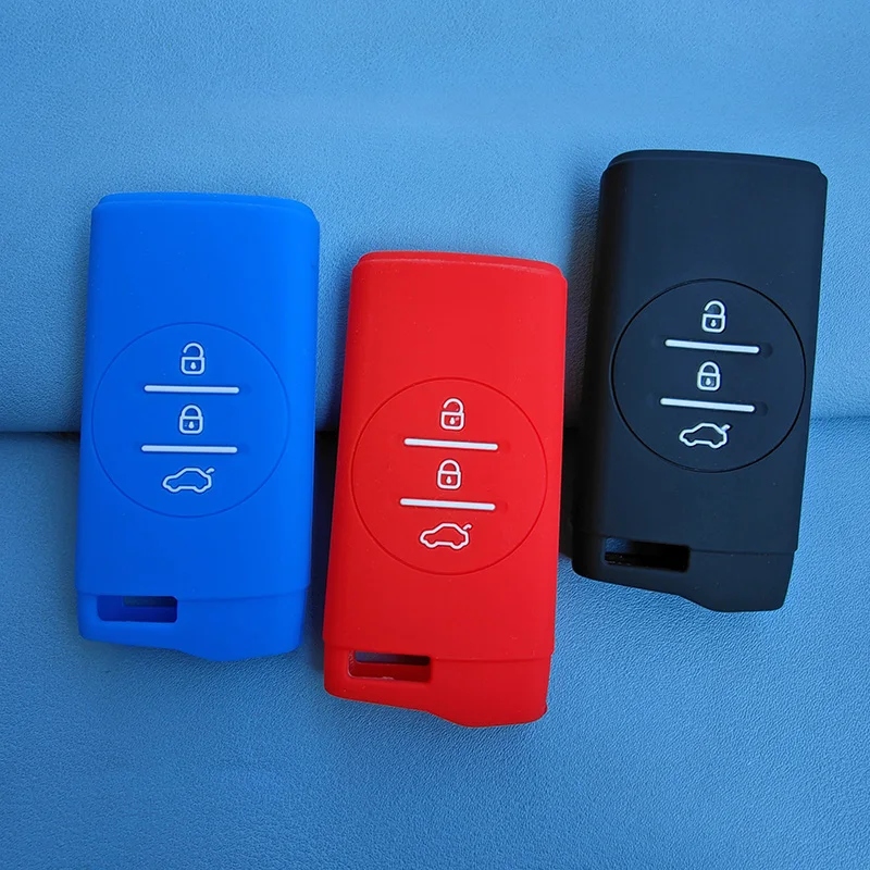 Силиконовый резиновый чехол для автомобильного ключа Chery Tiggo 3x5x7 2020 2021 без Entey