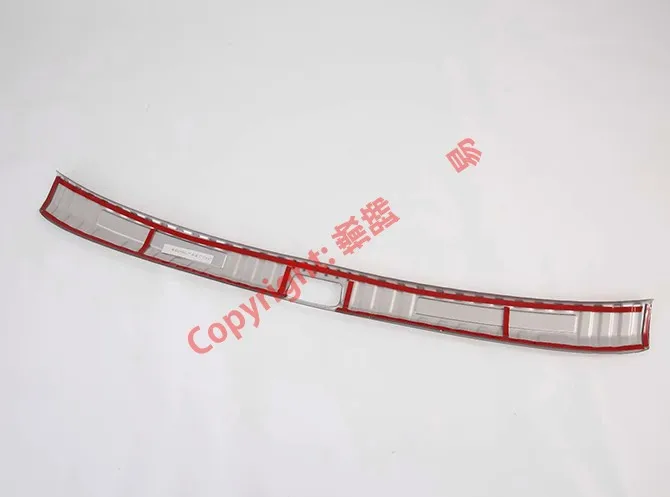 Защитная накладка из нержавеющей стали для внутреннего заднего бампера