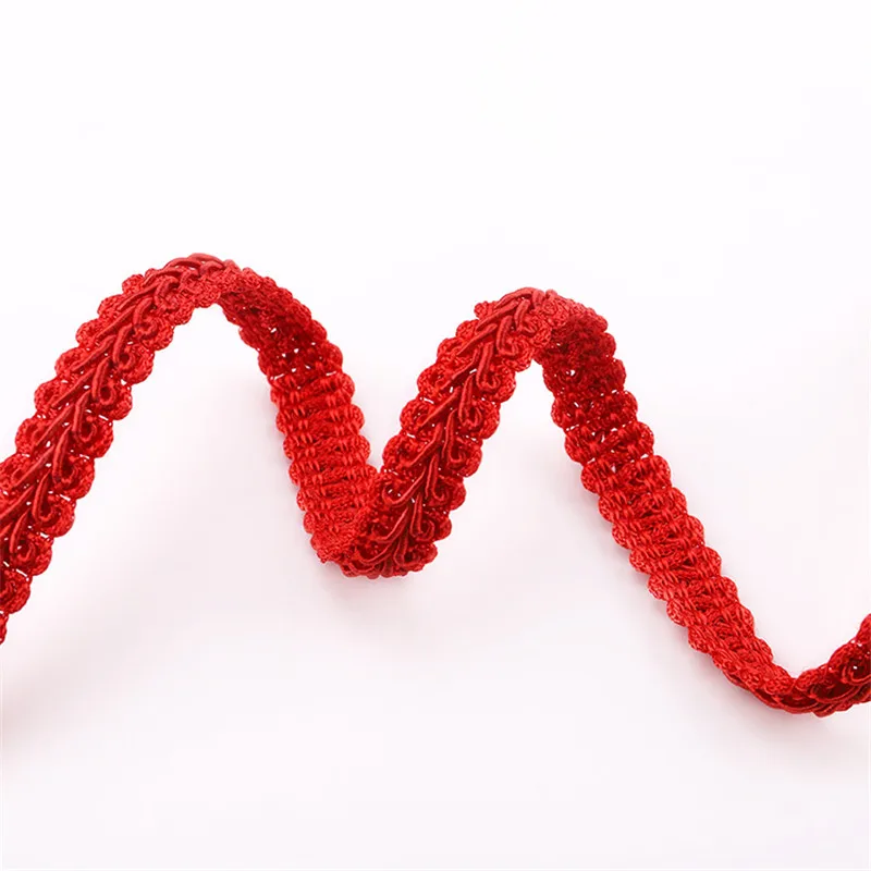 12 мм кружевная обрезная лента Полиэфирная сороконожка плетеное кружево Швейные